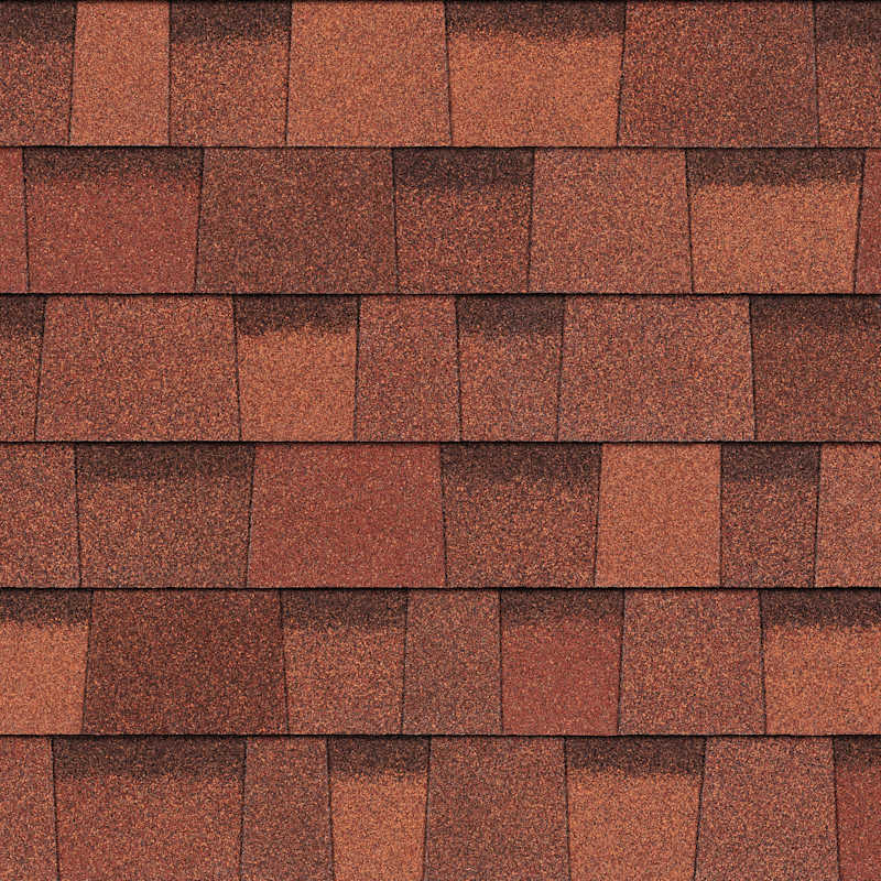 Owens Corning TruDefinition® Duration® Terra Cotta shingle color reference