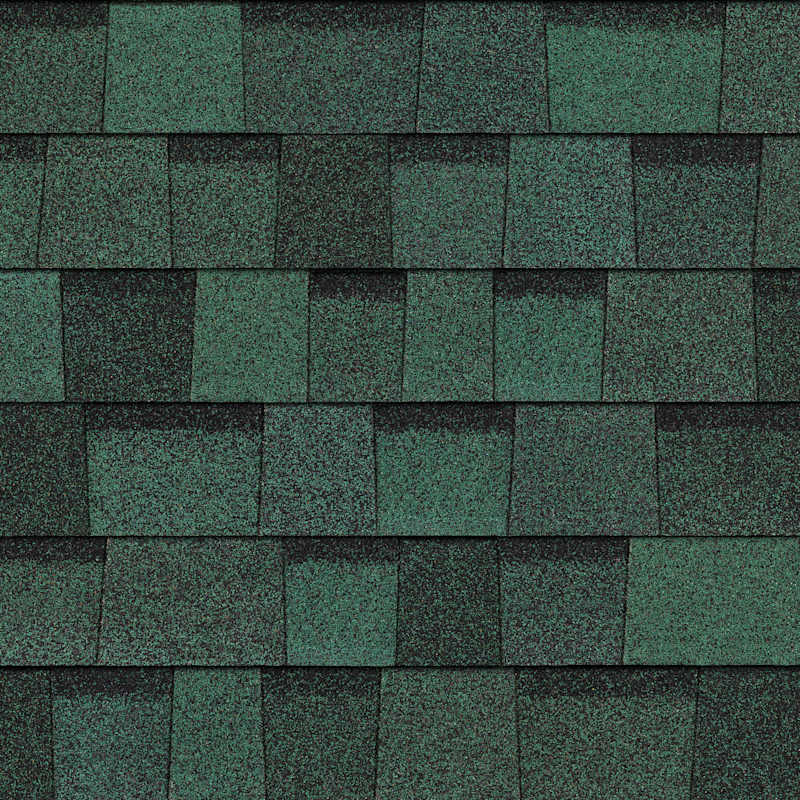 Owens Corning TruDefinition® Duration® Chateau Green shingle color reference