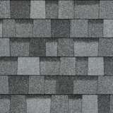 TruDefinition® Duration® Slatestone Gray shingles have an overall color of a medium blue gray that is achieved by a mix of gray, light gray, blue and black granules.