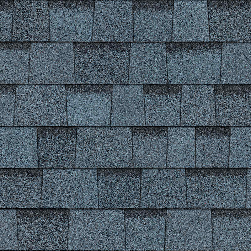 Owens Corning TruDefinition® Duration® Harbor Blue shingle color reference