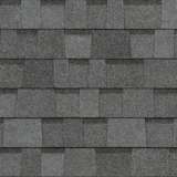 ruDefinition®  Duration®  COOL Mountainside shingles have an overall color of gray that is achieved through a mix of green, gray, and dark gray granules.