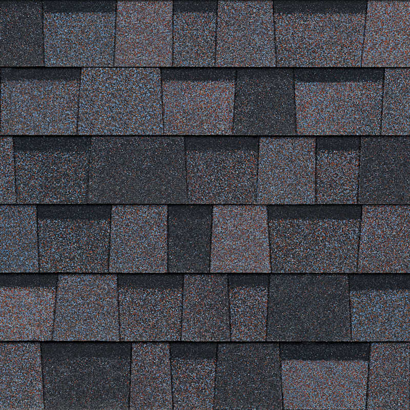 Owens Corning TruDefinition® Duration® Midnight Plum shingle color reference
