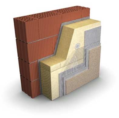 Steinwolle-Platten für WDVS
