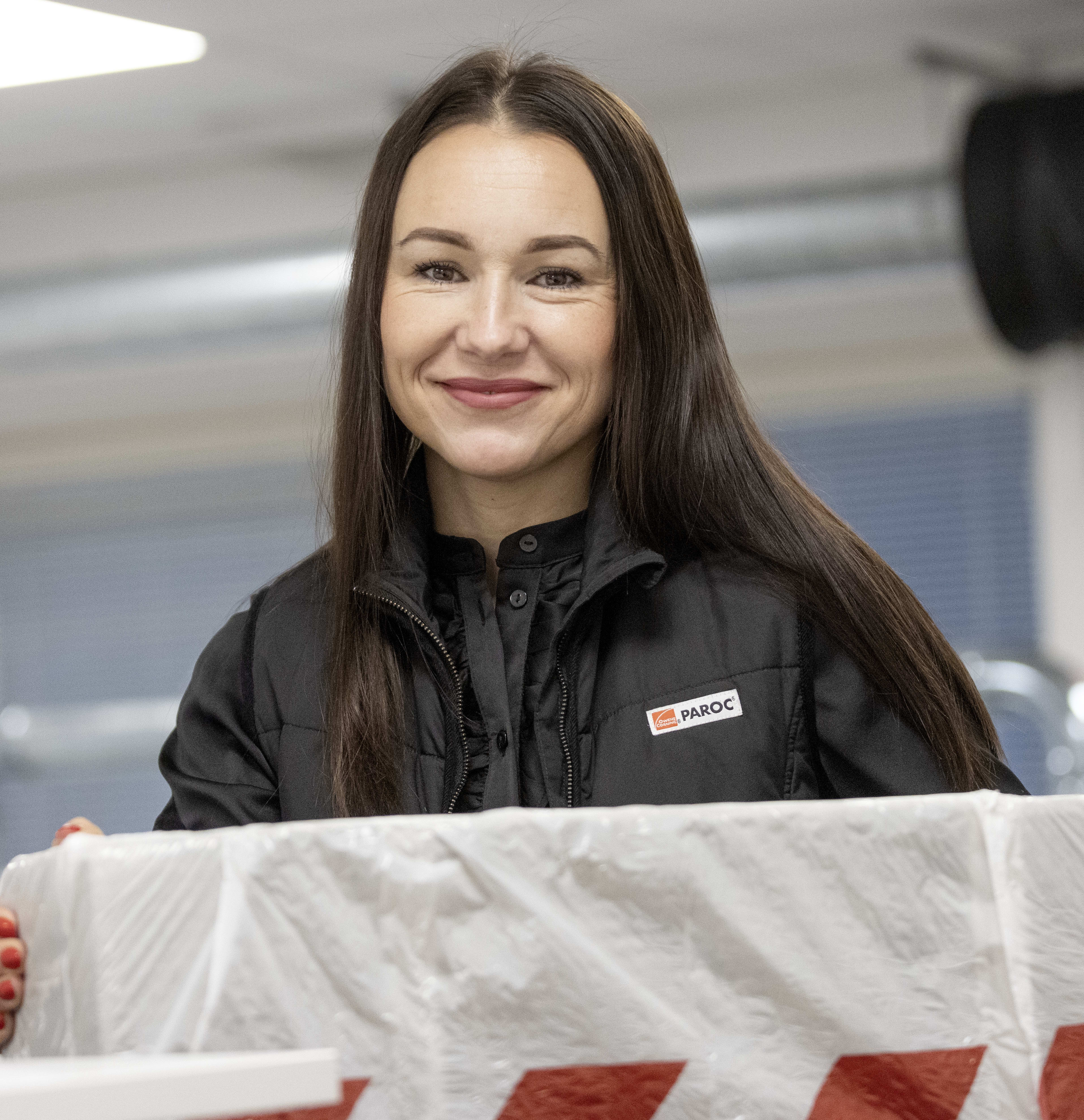 Maria Säkki, säljare på Paroc