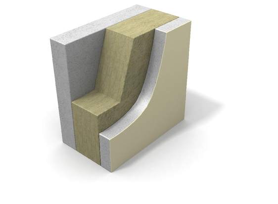 Løsning til sandwichpaneler af beton med PAROC COS