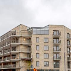 En del av Tamarinden, det nya bostadsområdet i Örebro.