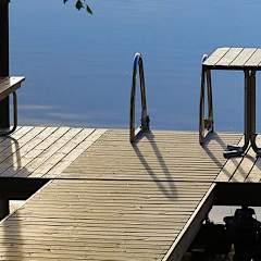 a lakeside pier in Onkisalo, Finland