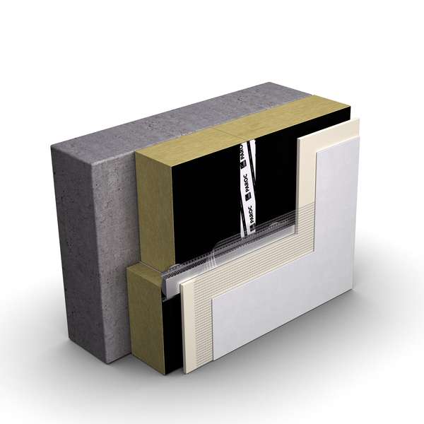 tuulettuva julkisivu eriste PAROC Cortex One b STO Ventro X -julkisivujärjestelmä