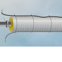 Verarbeiter mit Rohrdurchführung