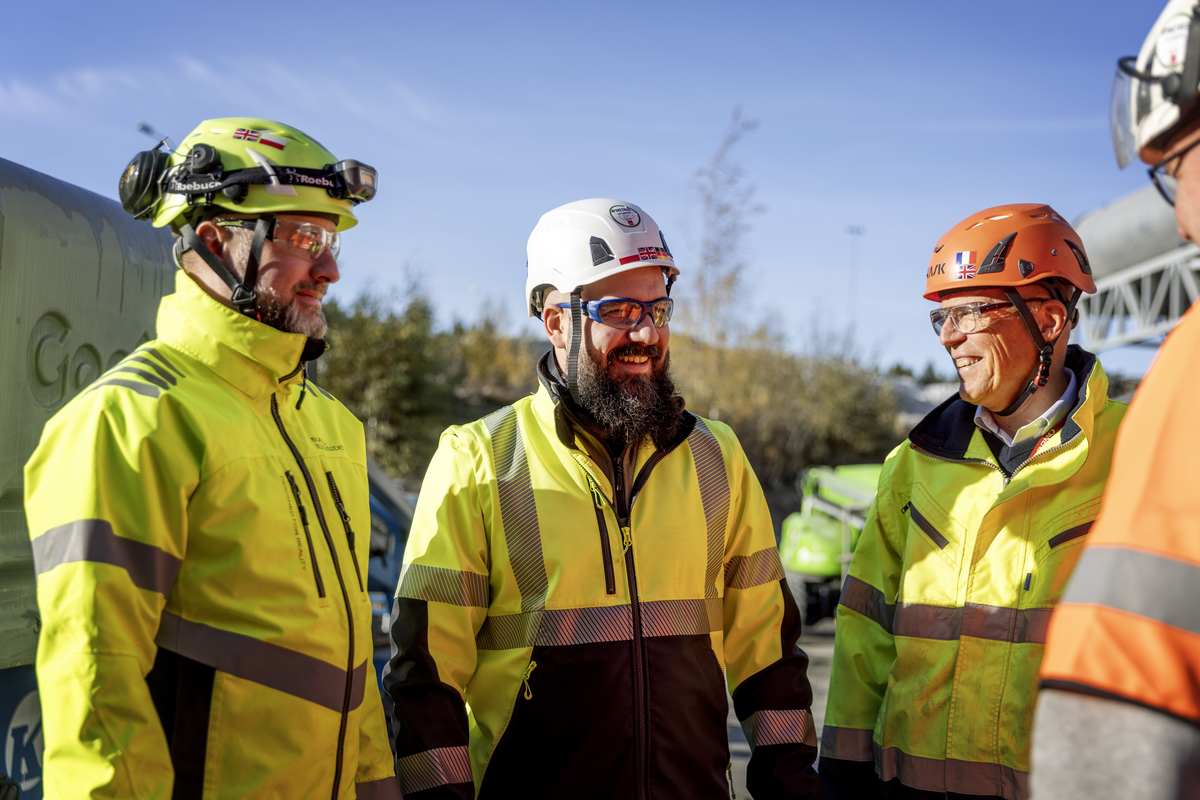 Blazej Budziszewski, OC Paroc, Lukasz Wala OC Paroc, Didier Vercruyssen, OC Paroc and Stefan Kristersson, Peab.