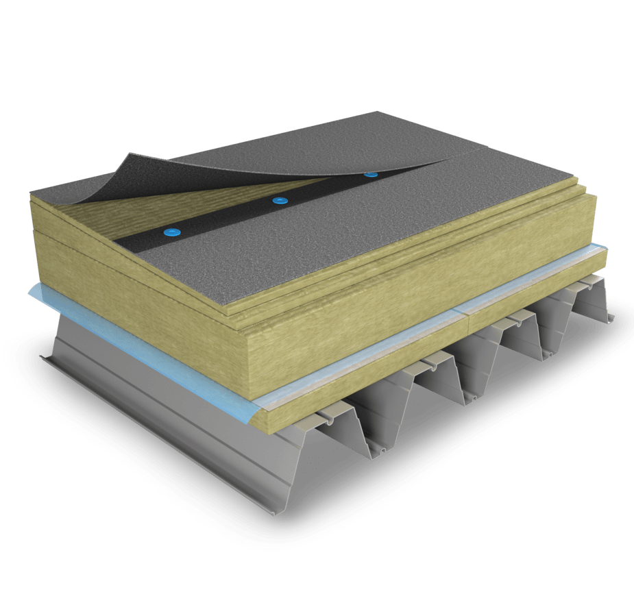 Takfallslösning med skivor