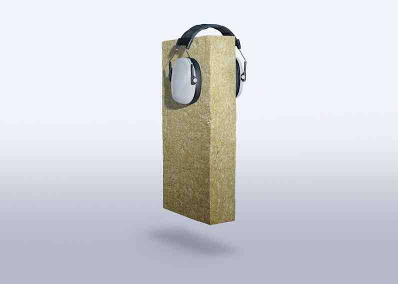 PAROC Stonewool is sound absorbing