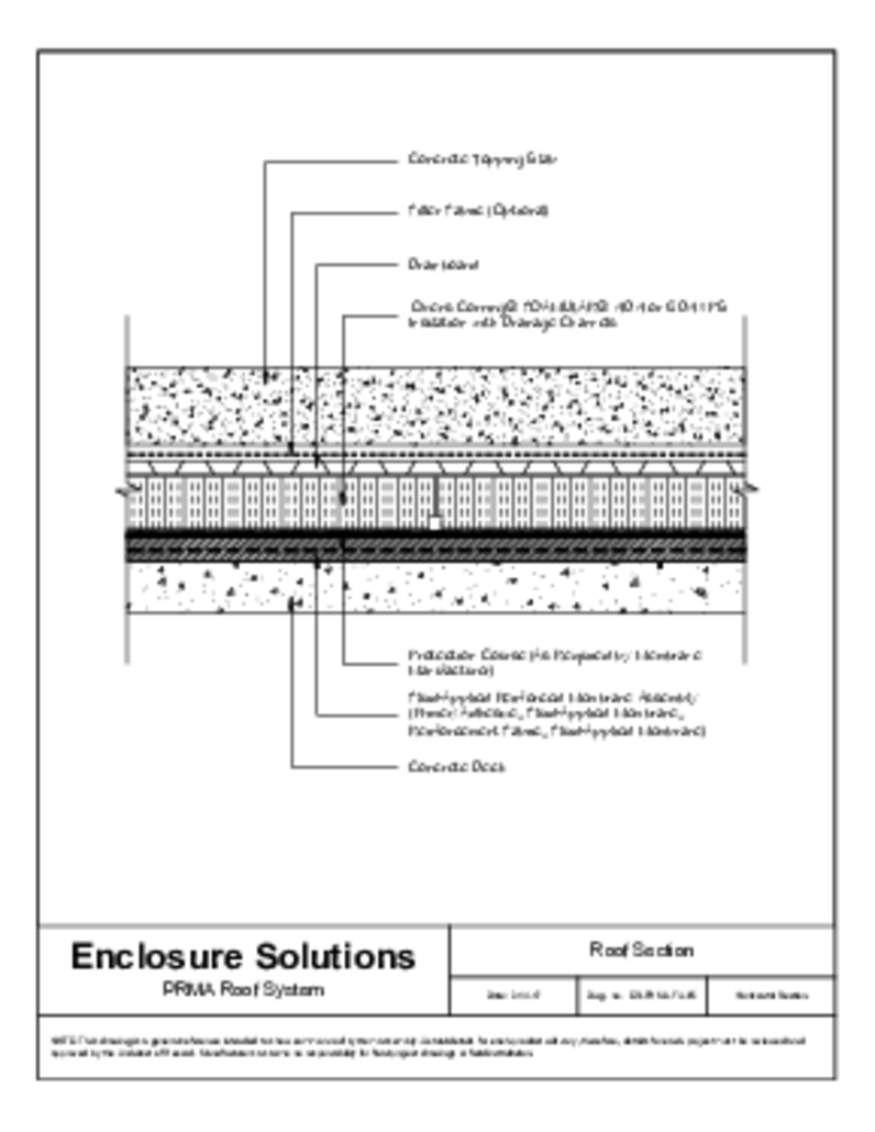 PRMA SPLIT SLAB ROOF SECTION