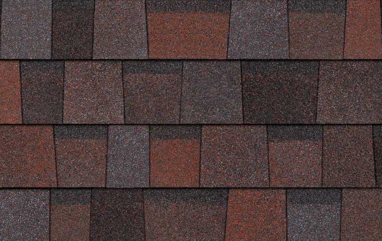 Muestra de tejas Merlot