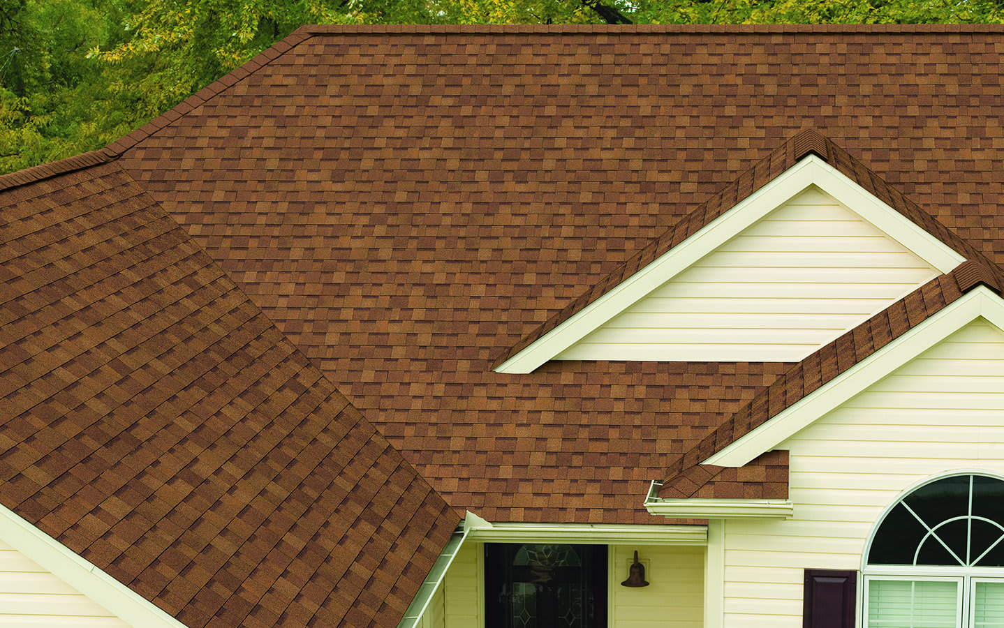 Residential Roofing Shingles on a house