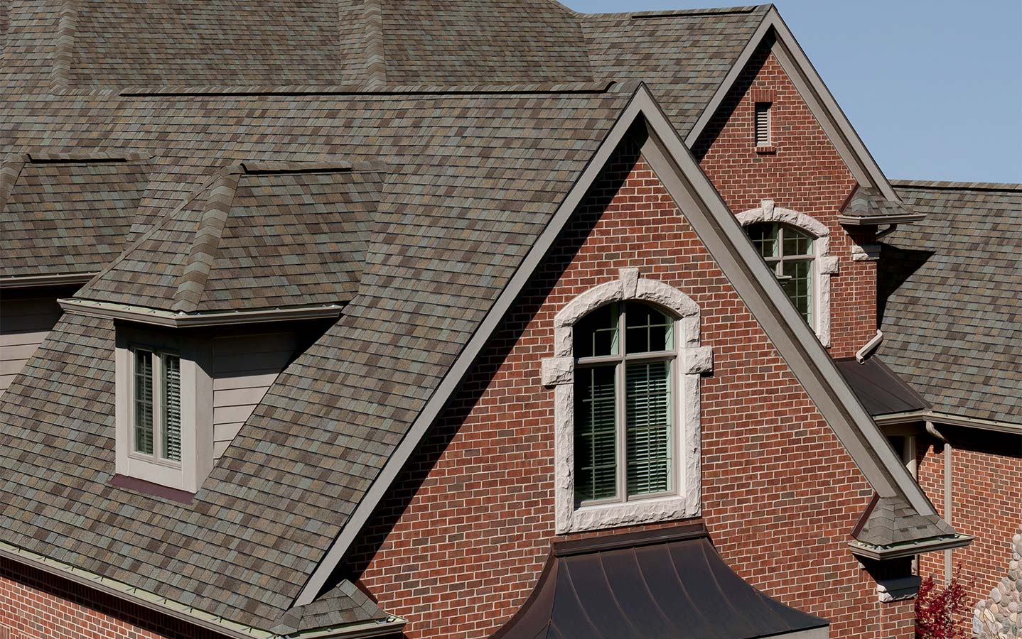 Residential Roofing Shingles on a house