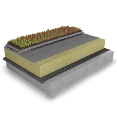 Izolacja dachu zielonego