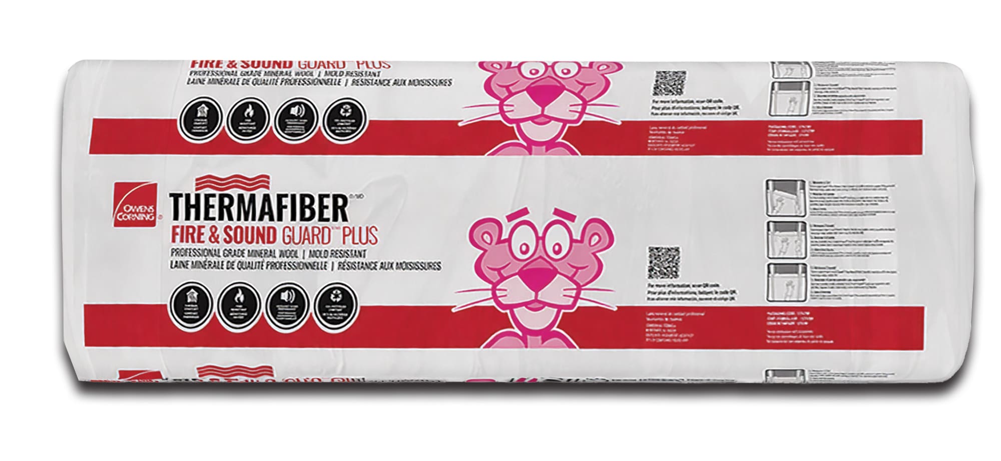 Packages of Thermafiber® Fire & Sound Guard® Plus