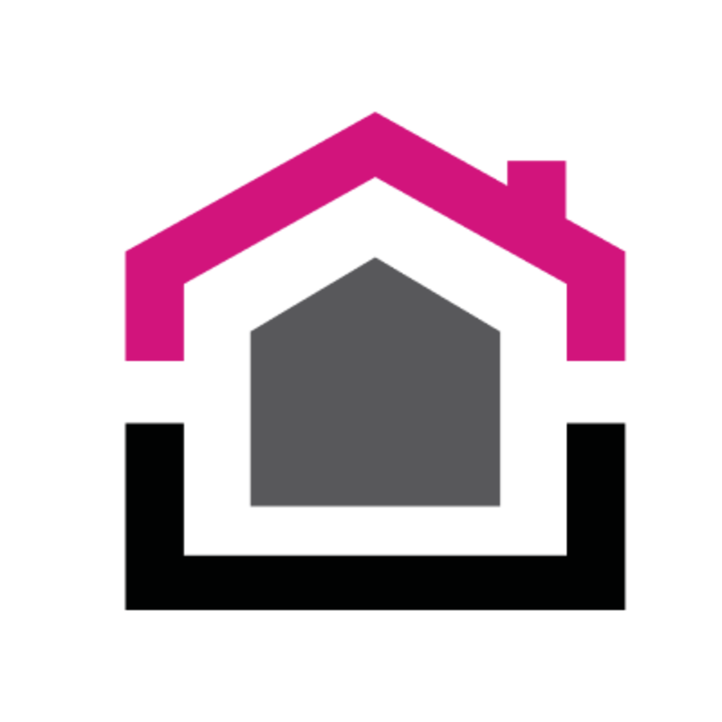 Icon of a stencil of a house