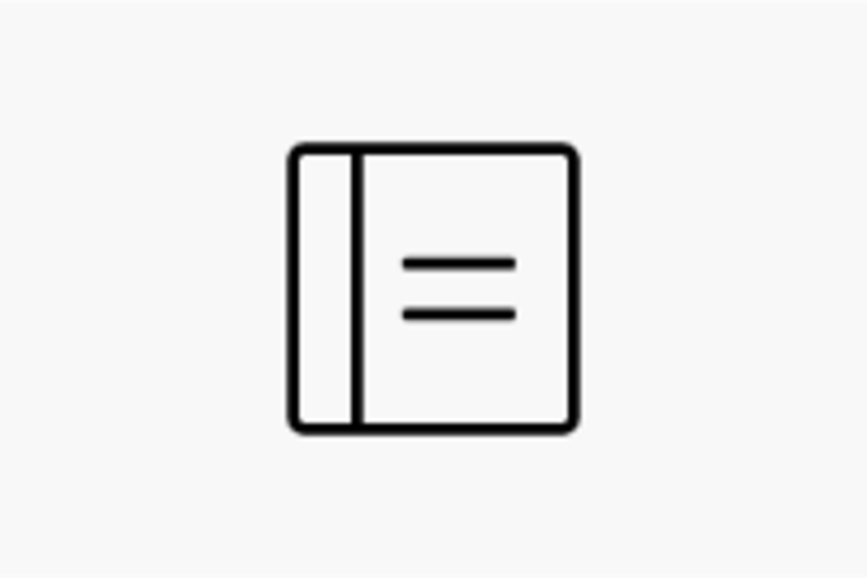 Retningslinjer for installasjon, ikon