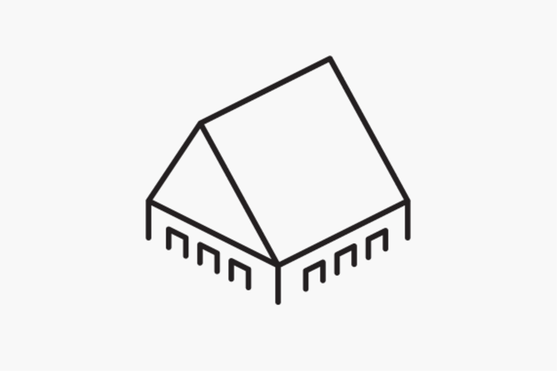 Pitched roof insulated with flexible insulation. Passive house construction Roofs Roofs