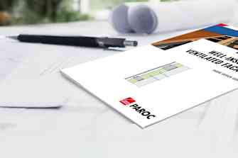 Juhend ventileeritavate seinte projekteerimiseks, joonistel lamades, pliiatsiga kõrval