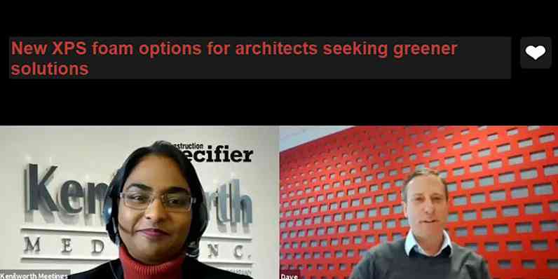 Closeup of a split screen featuring a women on the left and and a man on right