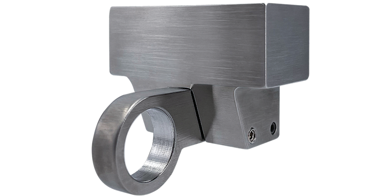 Stainless steel circular latch for the 4-Bar hinged operable Fleeetwood 450-T window