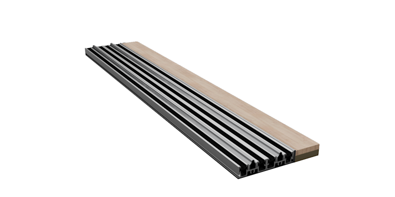 Standard sliding door sill for the 3070