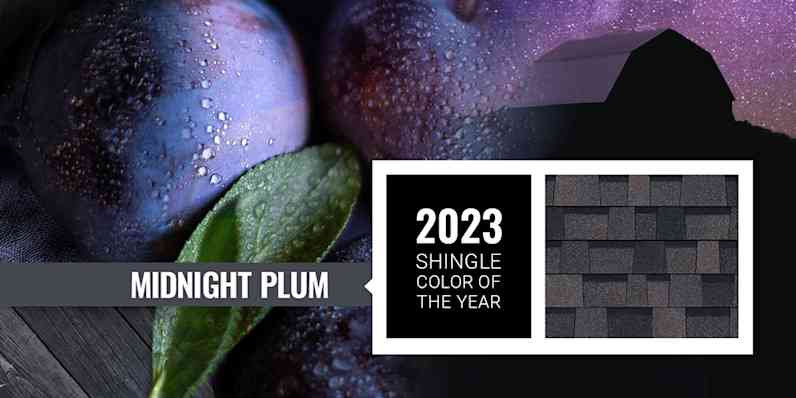 Midnight Plum 2023 Shingle Color of the Year