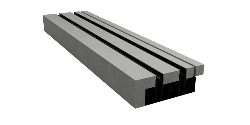 sliding door sill for EDGE |s| with Arche-Duct drainage system