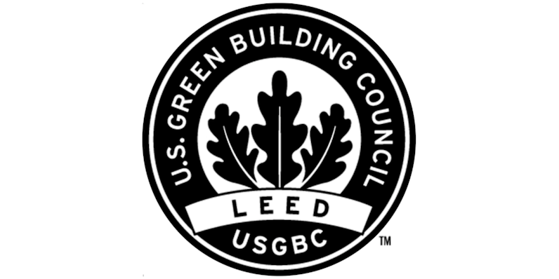 Symbol for LEED certificate