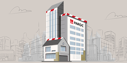 En illustrasjon av PAROCs fabrikk