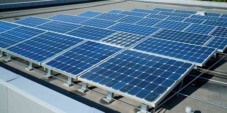 Iizolacja dachu prostego z fotowoltaika