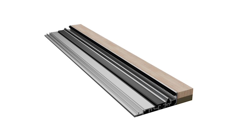 Sliding door sill for the 3000-T Low-Profile Sill
