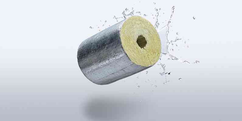 Kondens vattendroppar vattenrör