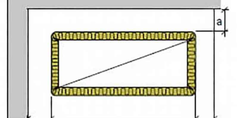 Nätmatta, klamring, 4 sidor, vertikalt montage.