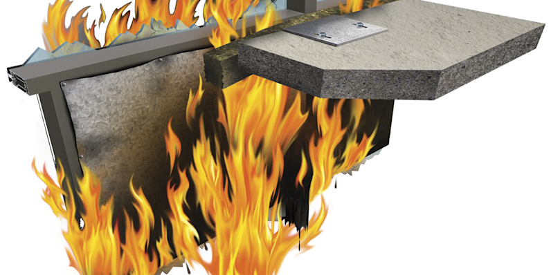 Improper installation of a perimeter fire containment system