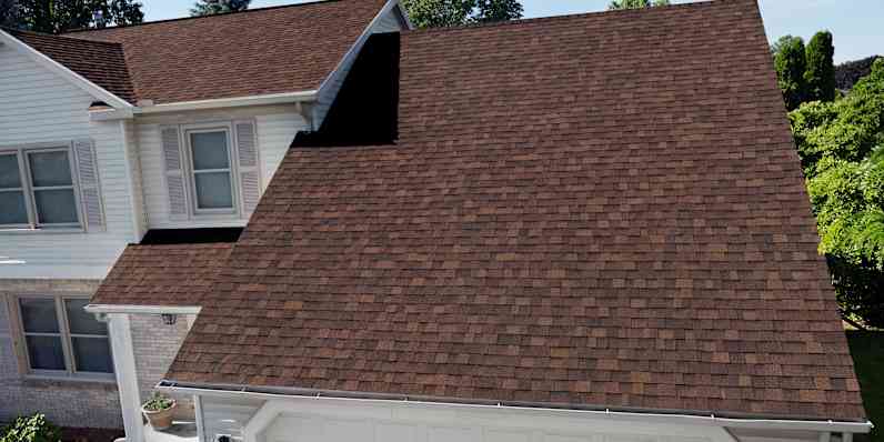 Oakridge shingles image on roof
