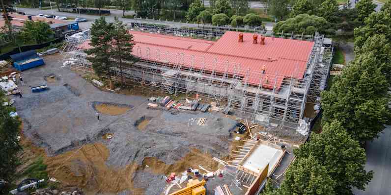Solvik Daycare Construction Site Tampere, 2025