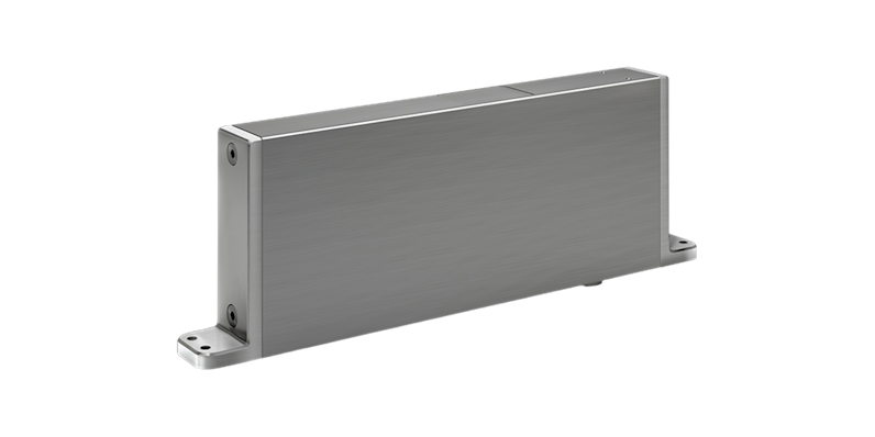 A stainless steel rectangle box