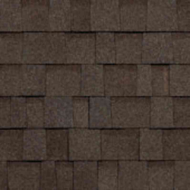 Owens Corning Oakridge architectural shingles in the color Teak