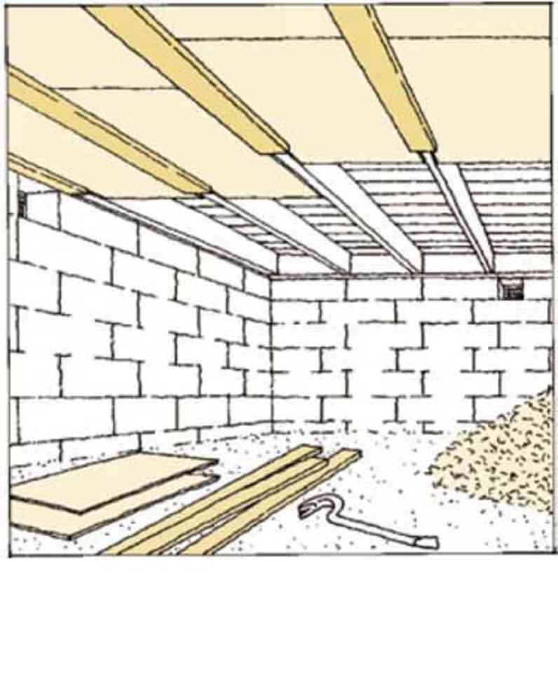 Fjern eksisterende isolering.