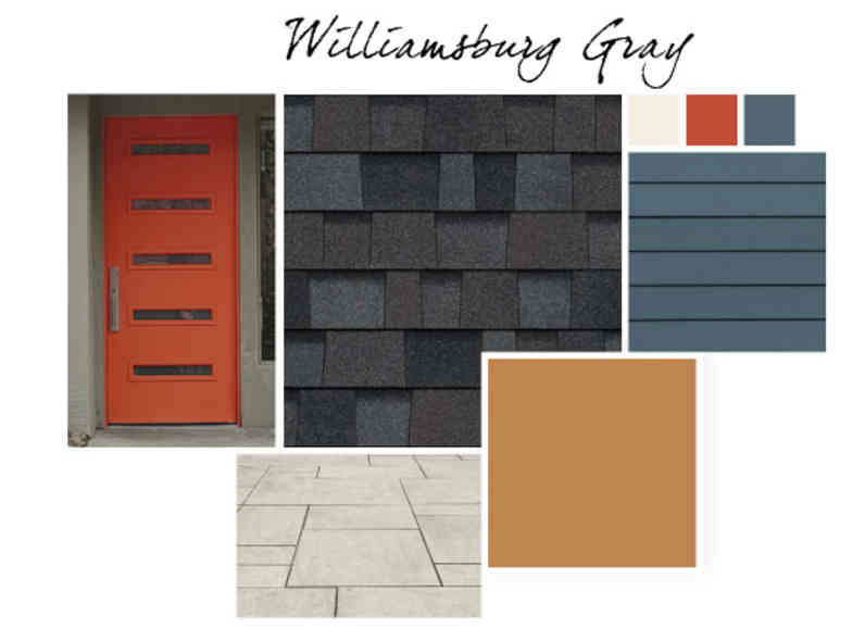 Rookwood Amber & Williamsburg Gray Style Board