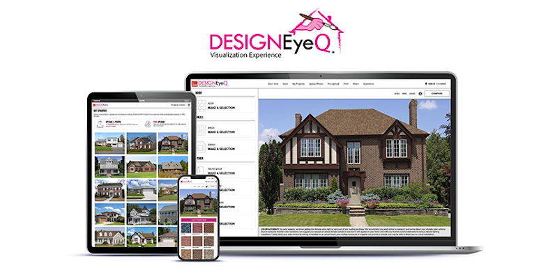 The DesignEyeQ experience across tablet, mobile, and desktop browsers