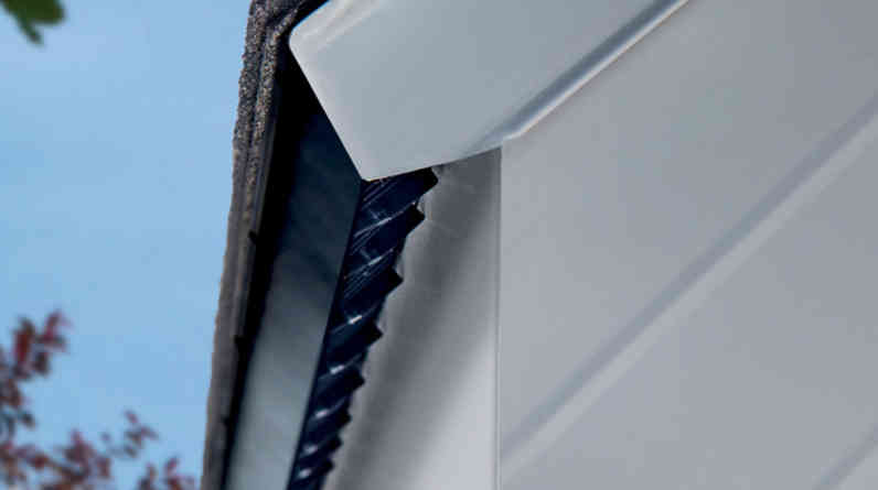 Closeup photo of a roof with VentSure® InFlow® Intake Vent