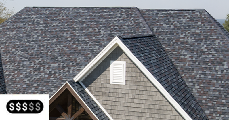 image of a Roof with Gray Tweed Duration® Designer shingles