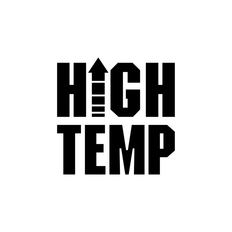 "High Temp" text icon