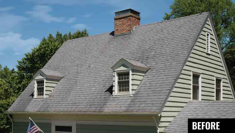 Roof before renovation