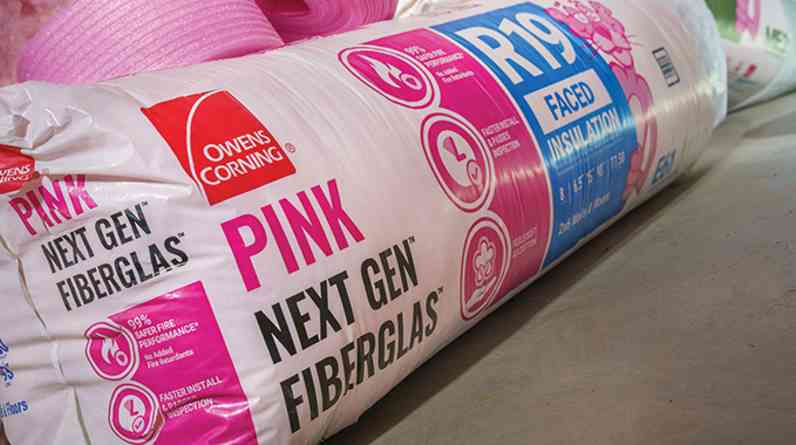 Owens corning on sale fiberglass insulation